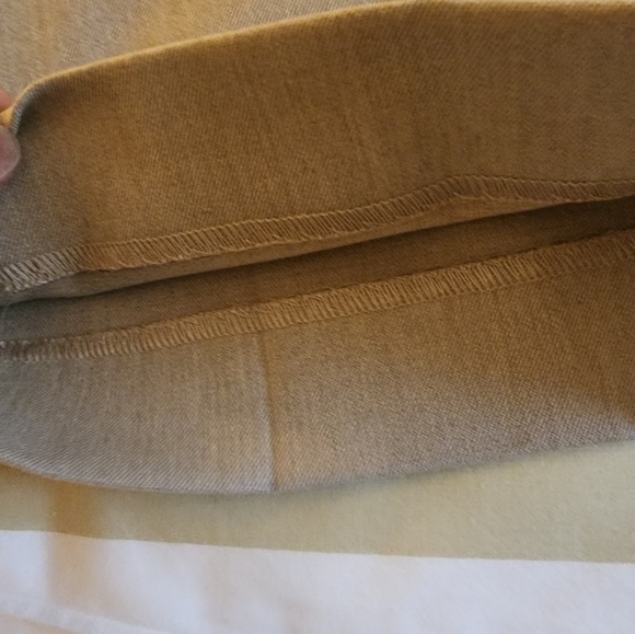 NWT ANN TAYLOR THE FACTORY "THE STRAIGHT" Mid-Rise  16 TALL, TAN SLACKS PANTS - Picture 4 of 10